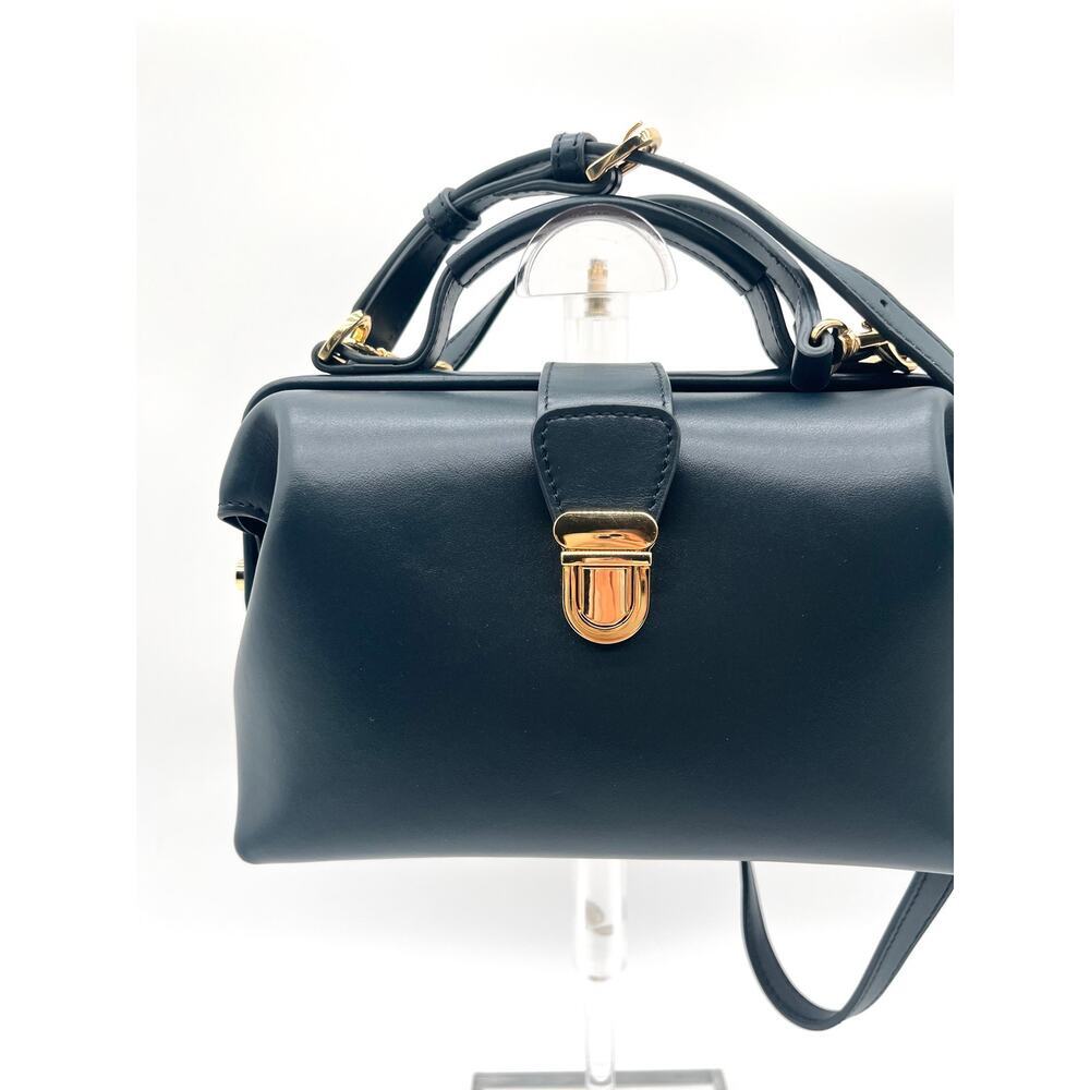 LINJER The Doctor's Bag NWOT, Blue Leather - Picture 5 of 14